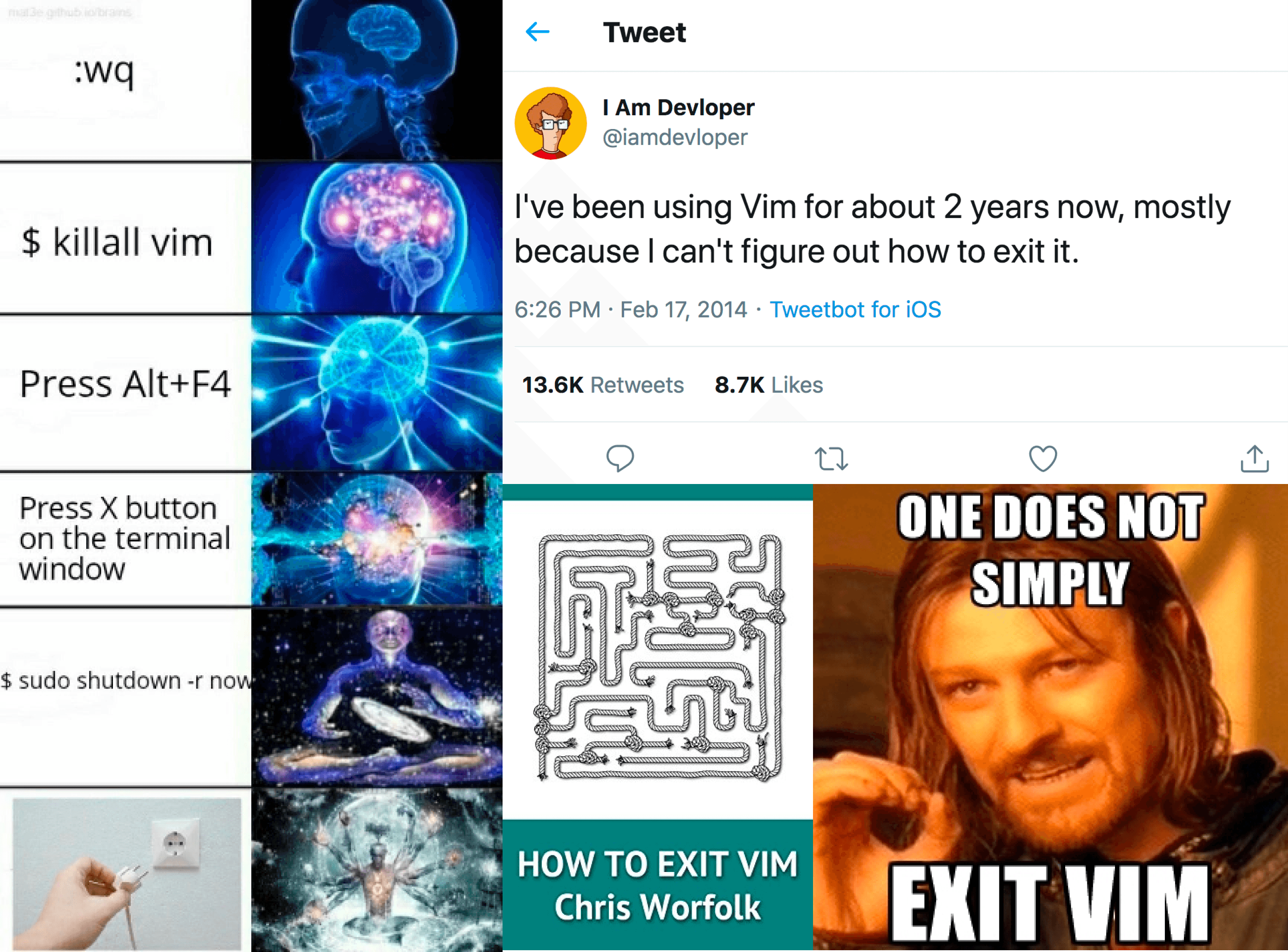 Fantastic terminal programs and how to quit them